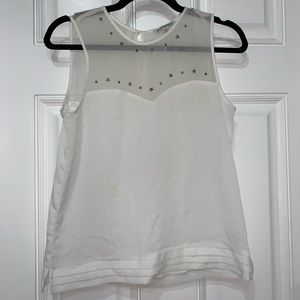 White blouse with stars